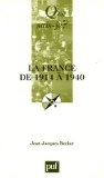 La France de 1914 à 1940 [Texte imprimé] les difficultés de la République Jean-Jacques Becker,...