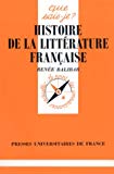 Histoire de le littérature française Renée Balibar