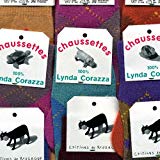 Chaussettes Texte imprimé Lynda Corazza
