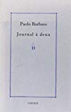 Journal à deux Paolo Barbaro ; trad. de l'italien par Muriel Gallot