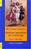Des colonies françaises abolition immédiate de l'esclavage Victor Schoelcher ; préf. Lucien Abenon