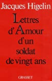 Lettres d'amour d'un soldat de vingt ans Jacques Higelin