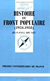 Histoire du Front populaire 1934-1938 Jean-Paul Brunet,...