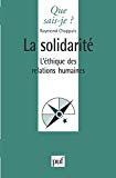 La solidarité: L'éthique des relations humaines/ Raymond Chappuis