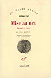 Mise au net = Pasado en claro Octavio Paz ; traduit de l'espagnol par Roger Caillois.