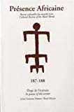Présence africaine [Texte imprimé] ; 187-188. Eloge de l'écrivain=In praise of the writer, Léon-Gontran Damas, René Maran
