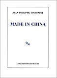 Made in China Texte imprimé Jean-Philippe Toussaint