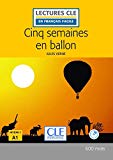 Cinq semaines en ballon Jules Verne adapté en français facile par Elyette Roussel