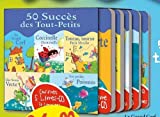 50 succès des tout-petits Texte imprimé 5 livres-CD 50 comptines